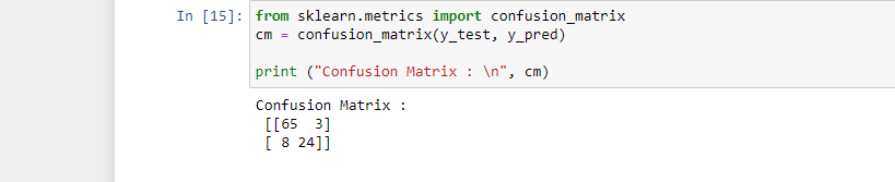 logistic regression code in python