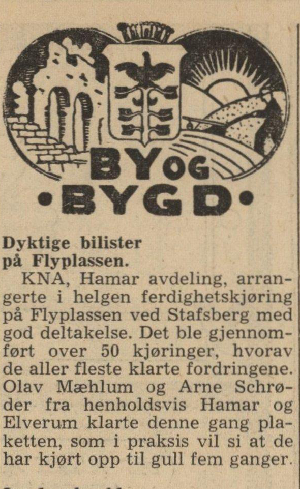 Fra Hamar Arbeiderblad 1966.