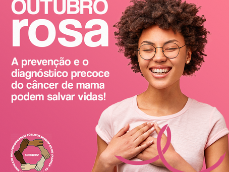 Outubro Rosa marca necessidade de prevenção e diagnóstico precoce do câncer de mama