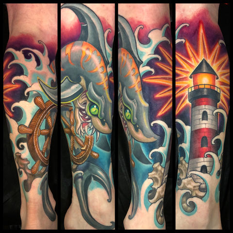 Tattoo by Brandon Schultheis - BlackSails Studio
