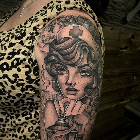 Tattoo by Samantha Prag - BlackSails Studio