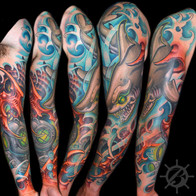 Tattoo by Brandon Schultheis - BlackSails Studio