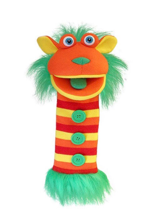 בובה כפפה כתומה 