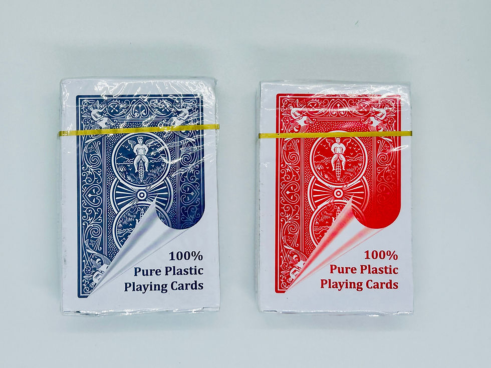 Marked Playing Card Bicycle Design Set of 2 (Blue & Red) / SPY Mark Bicycle Card
