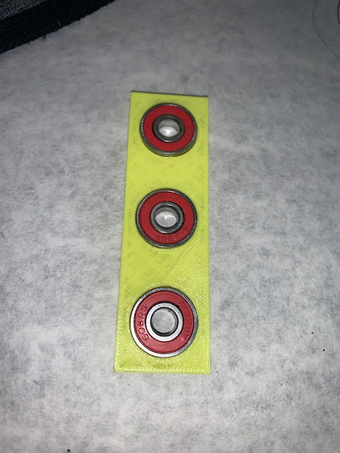 Engineering a fidget spinner 
