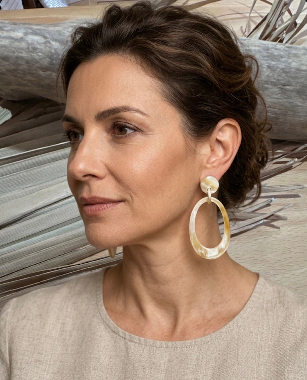 Boucles d’oreilles corne Célestine