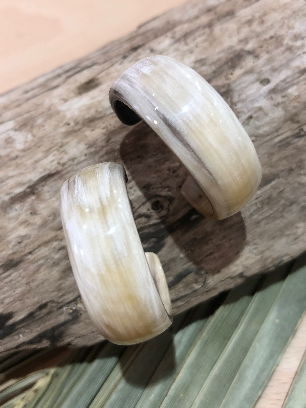 Miniature : Boucles d’oreilles créoles sabot ( 2 tons )