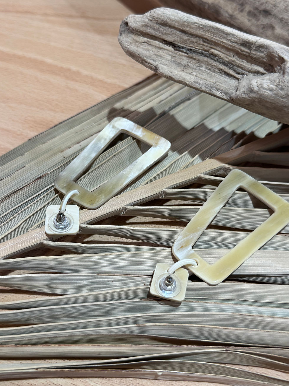 Miniature : Boucles d’oreilles corne Caroline 