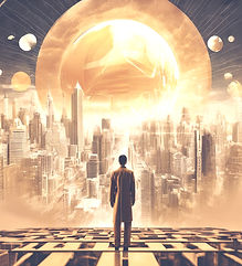 vision of a prosperous future, image wit