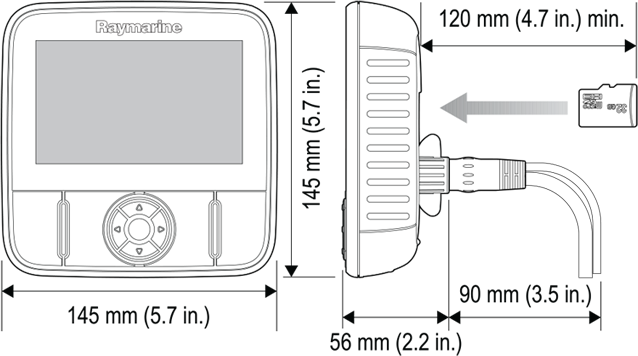 Miniature : TRACEUR DE CARTE 7" RAYMARINE