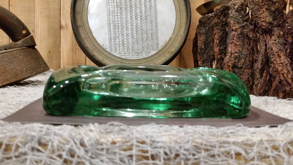 Thumbnail: Vintage Cigar Ashtray Thick Glass