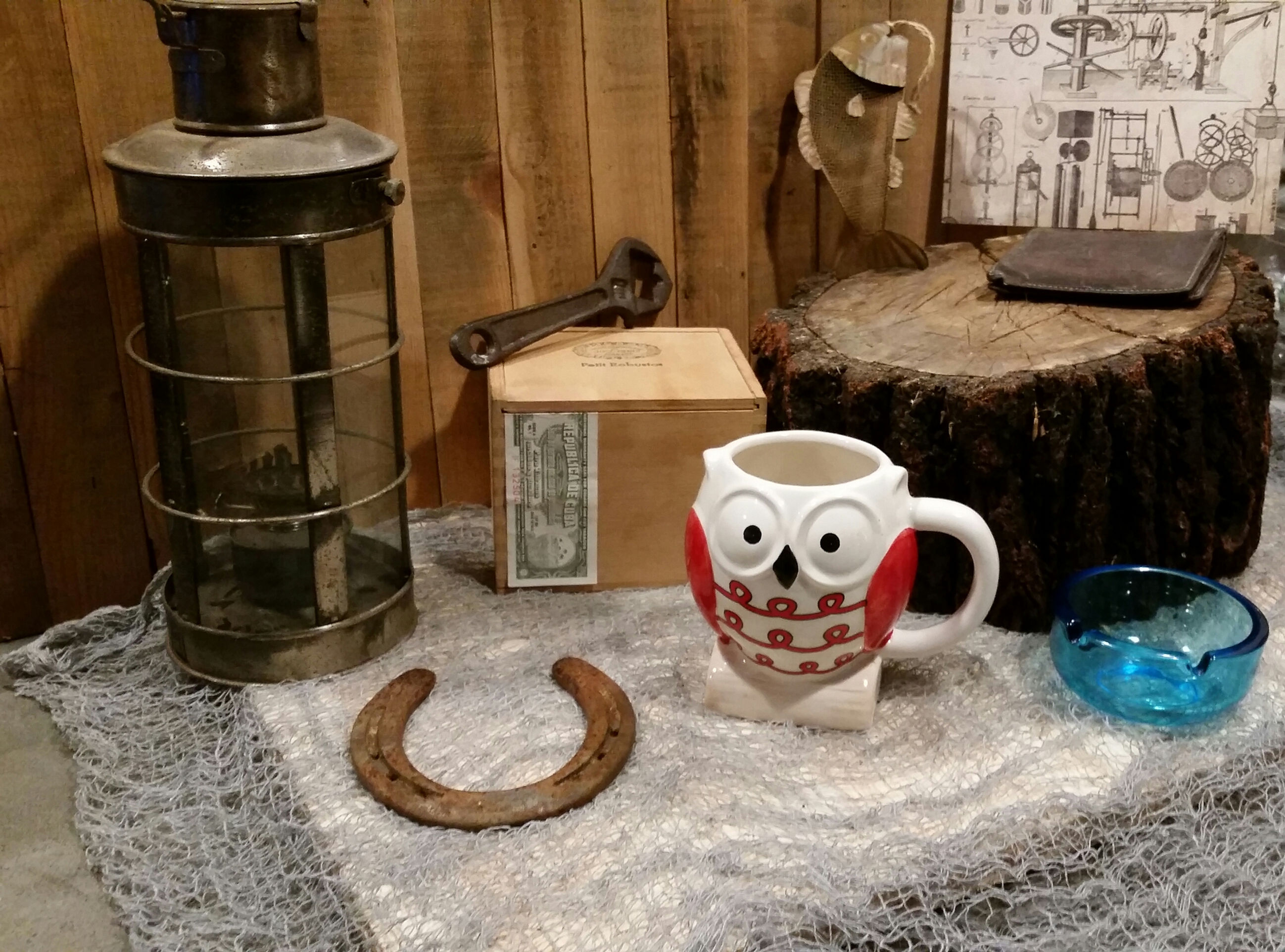 Vintage Owl Coffee Mug