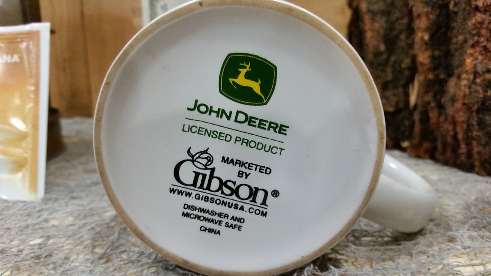 Thumbnail: JOHN DEERE Moline, ILL. Coffee Mug Deer Logo Officially Licensed by GIBSON
