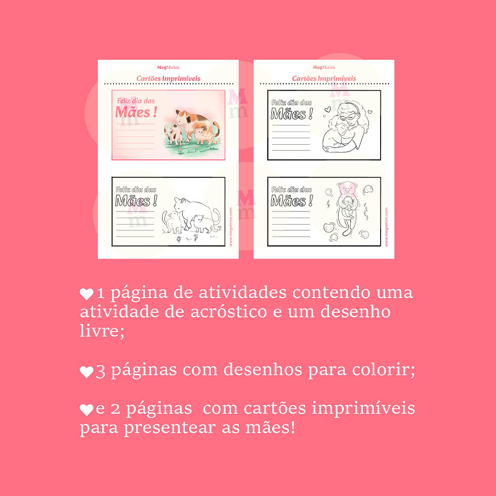 Miniatura: Atividade de Dia das Mães
