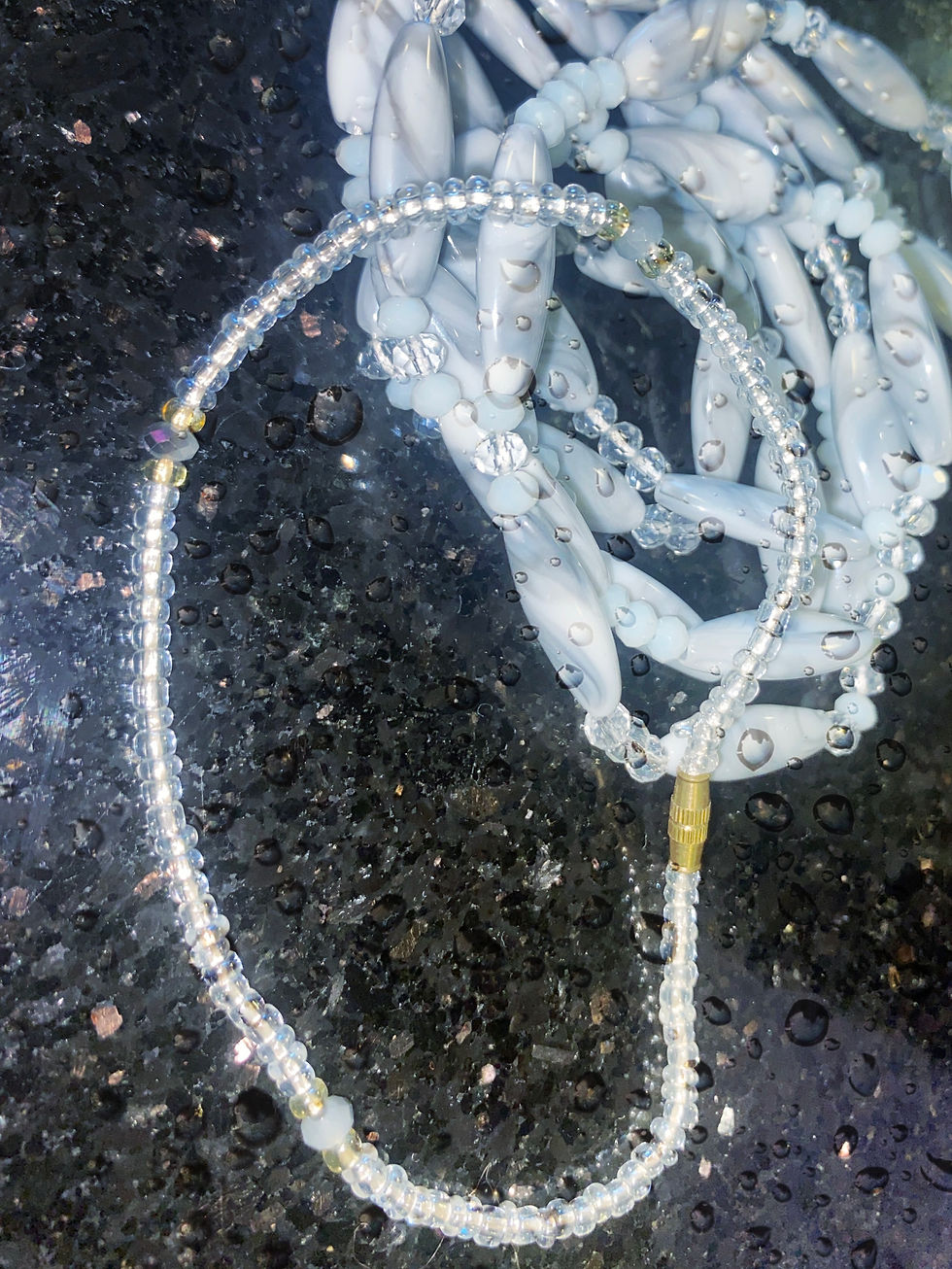 Thumbnail: Eleglance Goddess Waistbeads & anklet set 