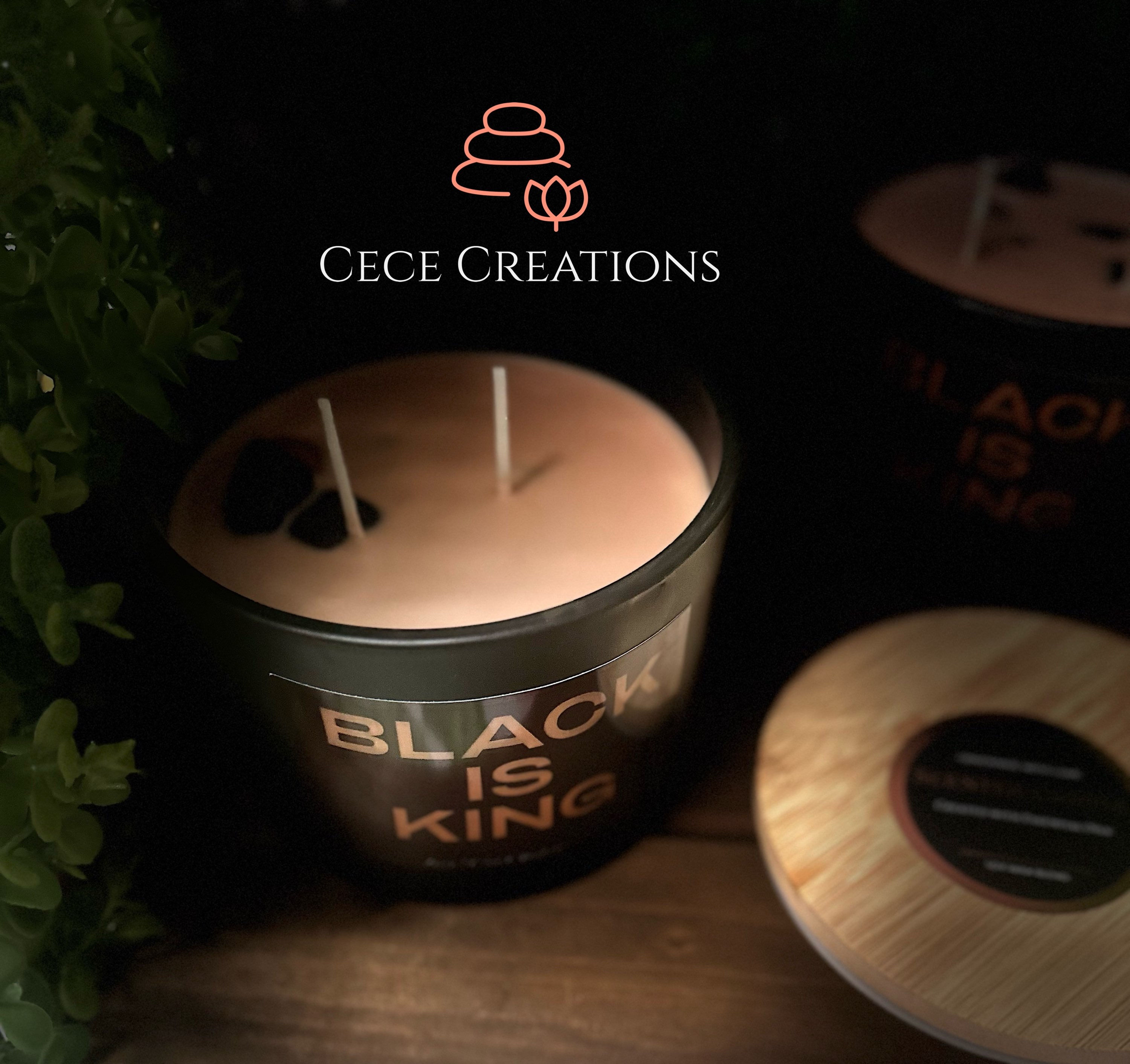 Black is king  candle 