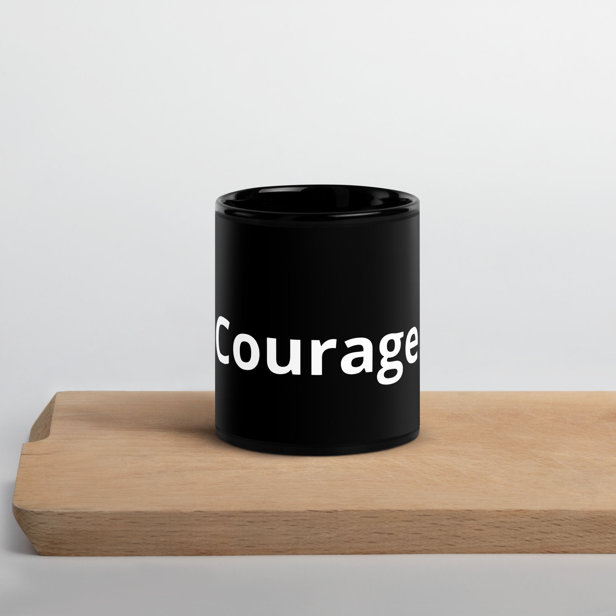 Black Courage Mug