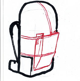 Solid Back Pouch