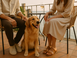 Cane accolto in camera al Casa Scaligeri Boutique Hotel Sirmione – hotel pet friendly sul Lago di Garda