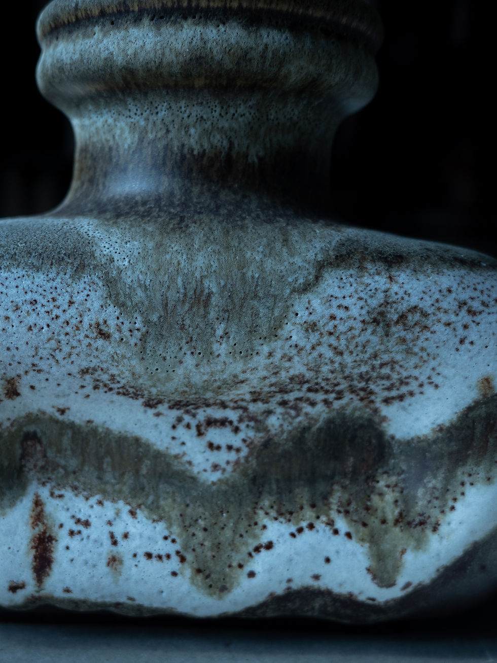 サムネイル： Vintage STEULER KERAMIK Fat Lava Vase