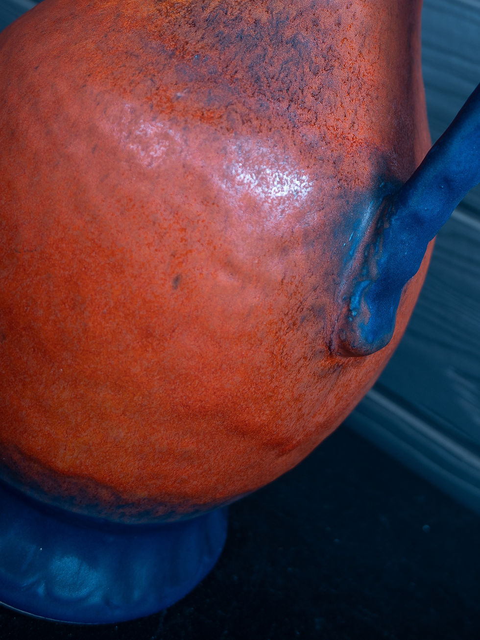 Thumbnail: L size Vintage DUMLER & BREIDEN Fat Lava Vase