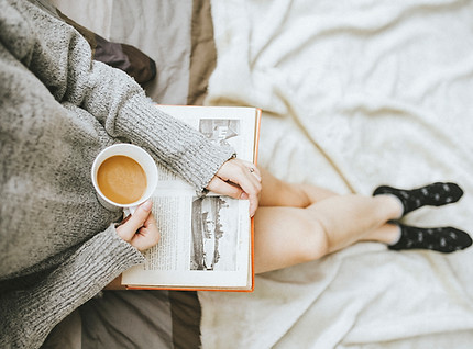 Reading with Coffee