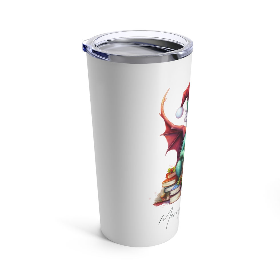 Thumbnail: Christmas book Dragon Tumbler