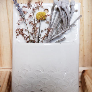 Ceramic Wall Planter, Jenna Archer Ceramics, Calgary, Canada
