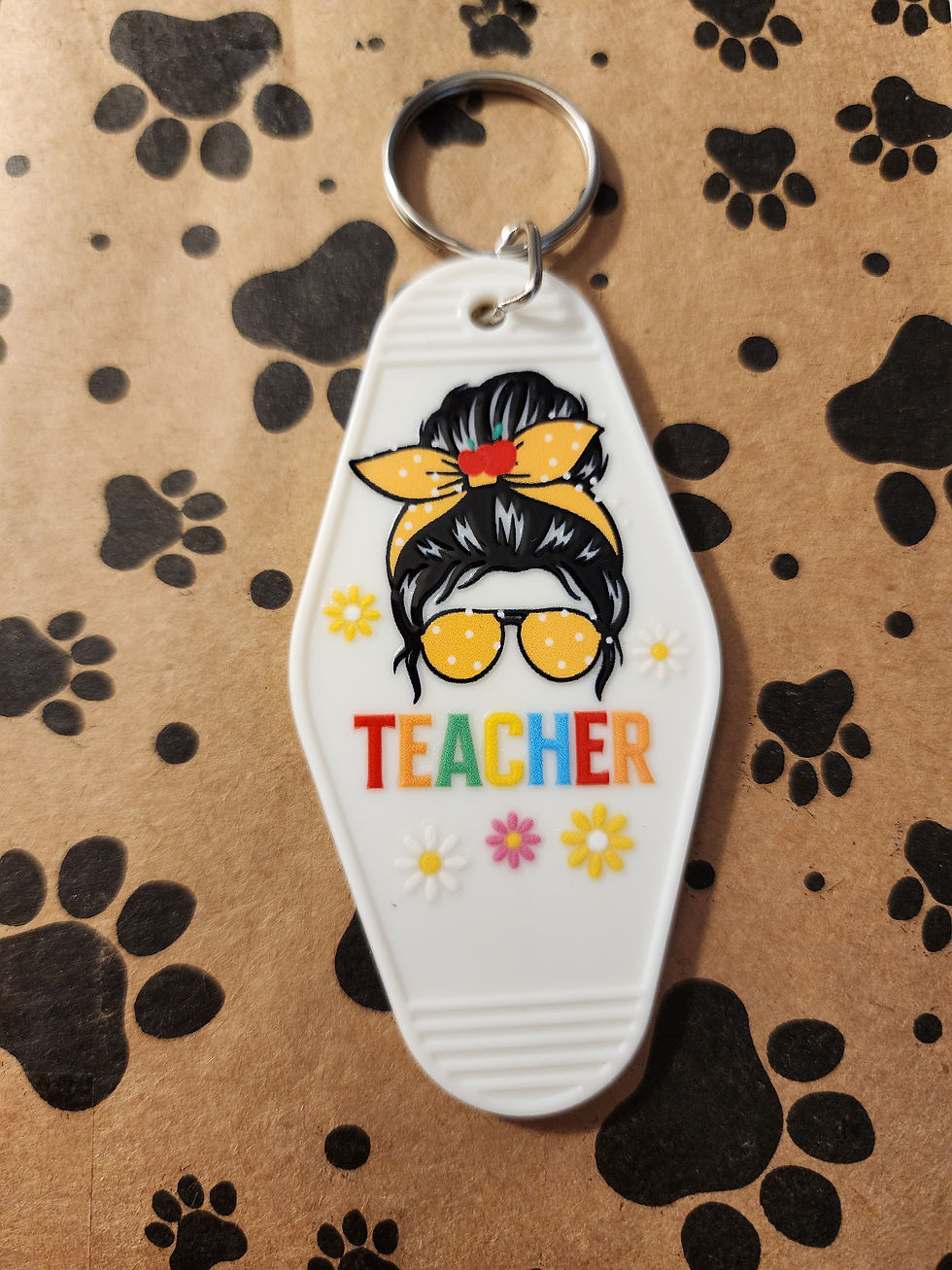 Thumbnail: Colorful Teacher Keychain