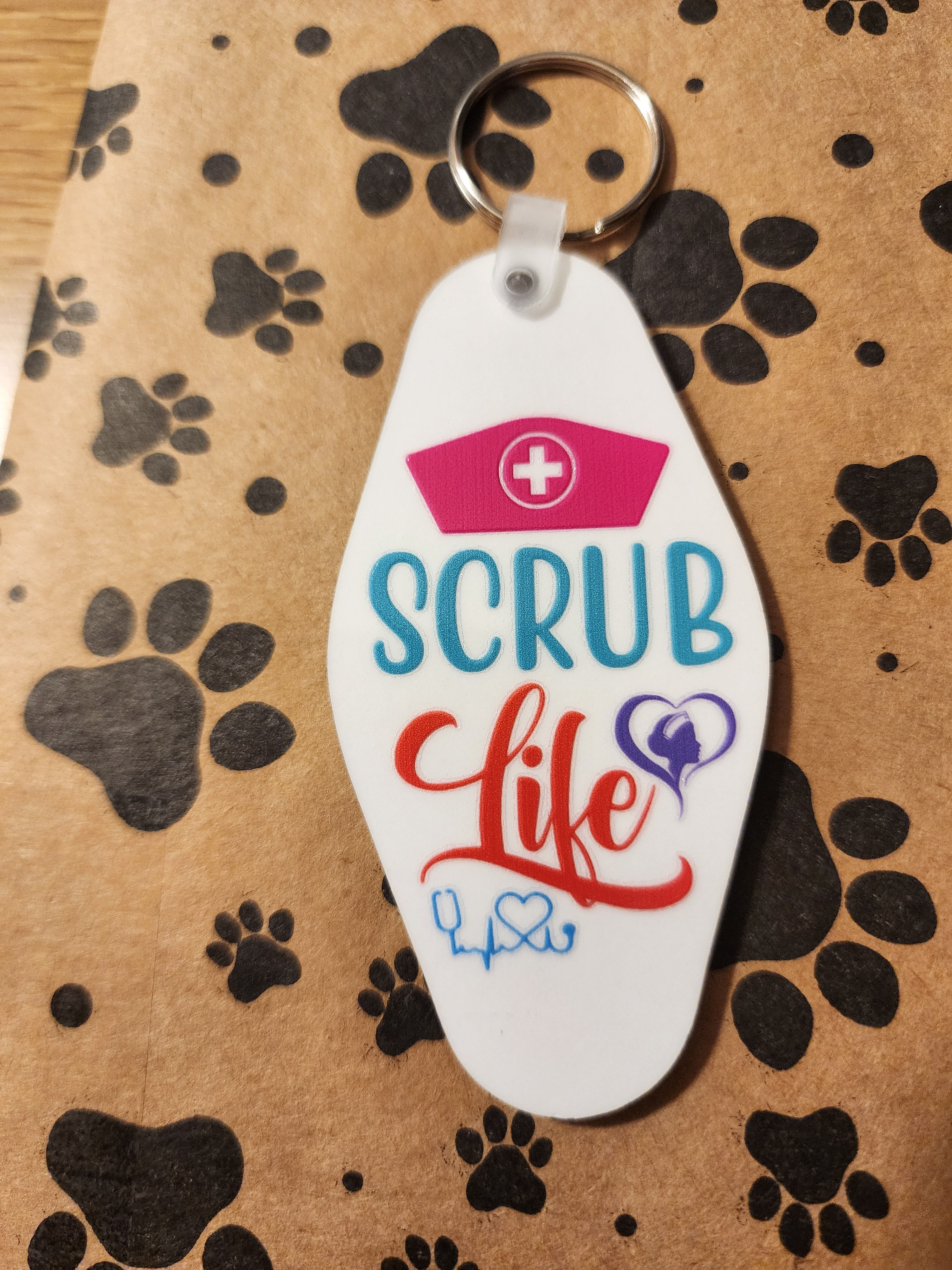 Scrub Life Keychain