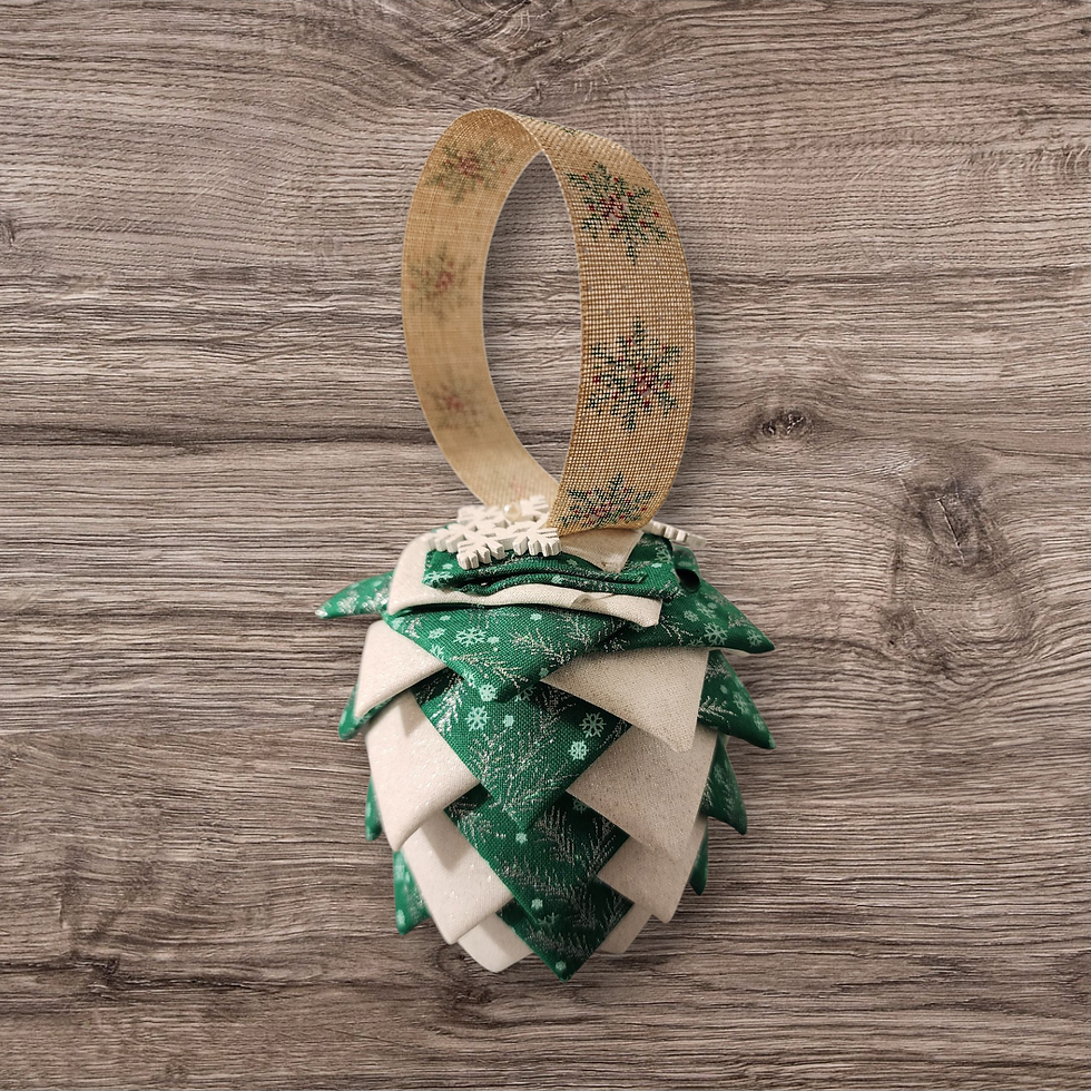 Thumbnail: Handmade Quilted Ornament
