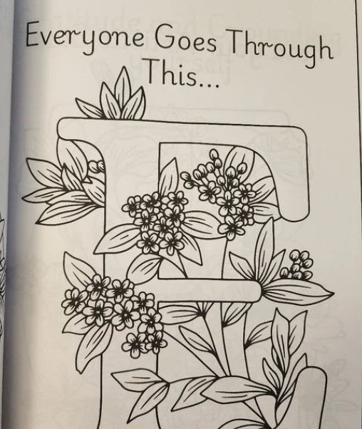 Thumbnail: Motivational Adult Coloring Book - Multicolor