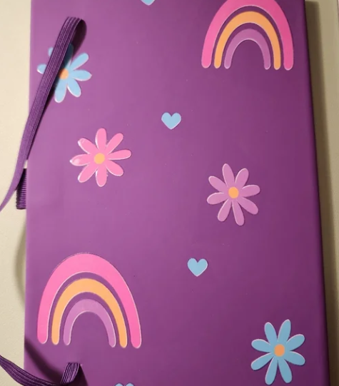 Thumbnail: Purple 'Best Teacher Ever' Notebook and Pen