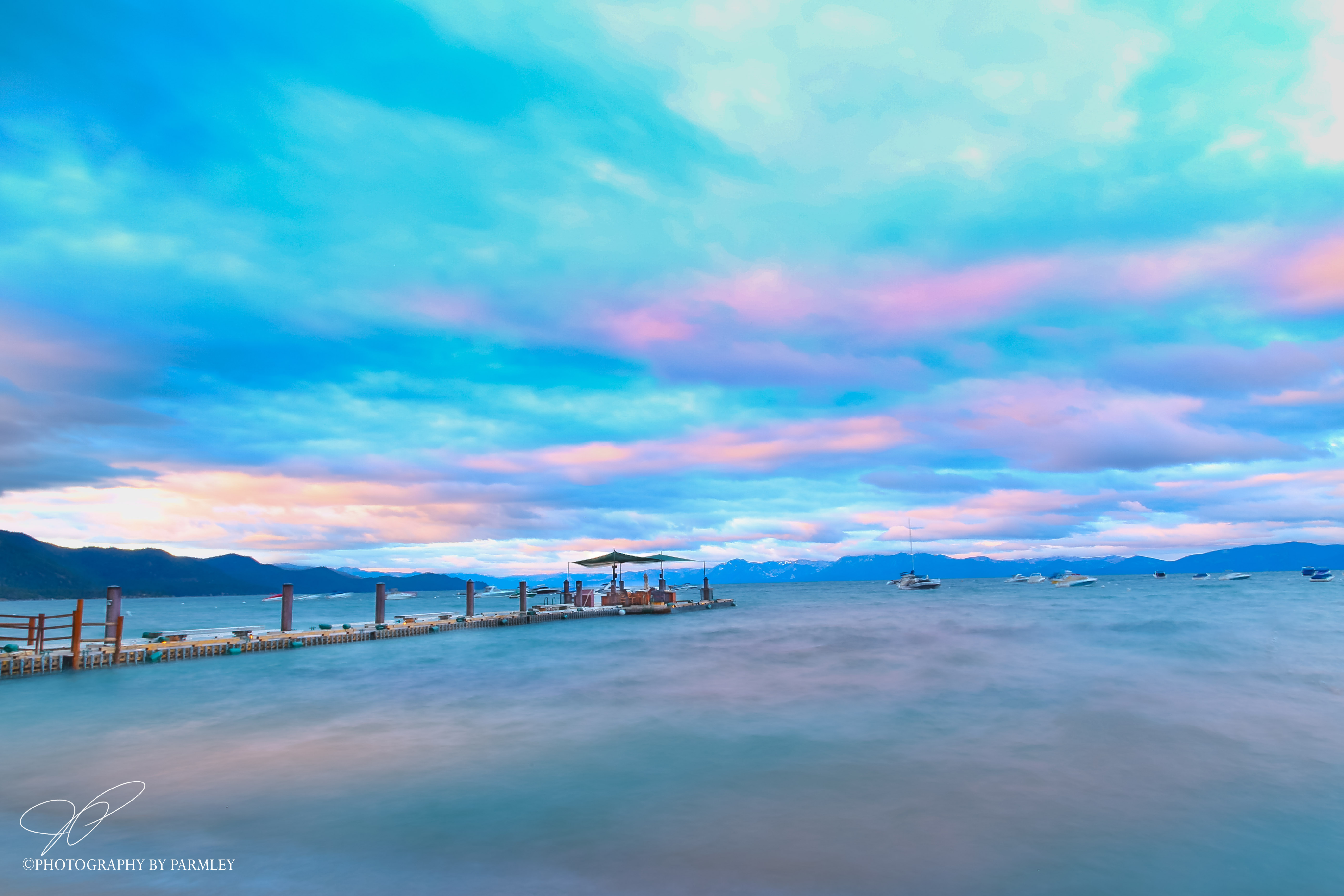 Lake Tahoe Lavender Sunrise