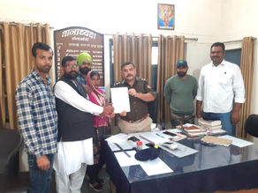 ग्राम प्रधान को जान से मारने की धमकी, ग्राम प्रधान संघ ने दिया ज्ञापन