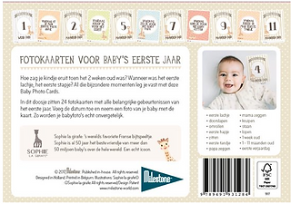milestone baby photo cards