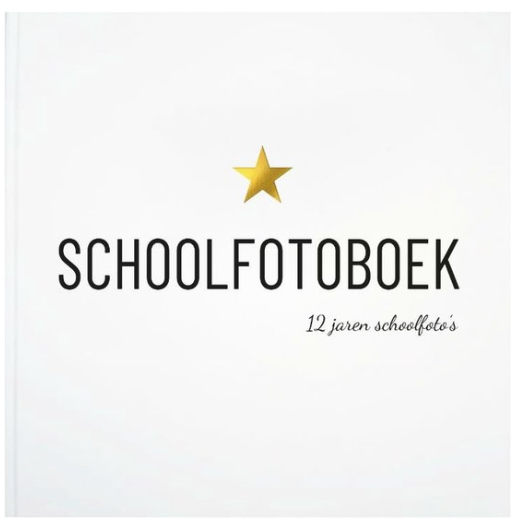 schoolfotoboek 12 jaren schoolfoto's