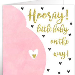 hooray little baby on the way