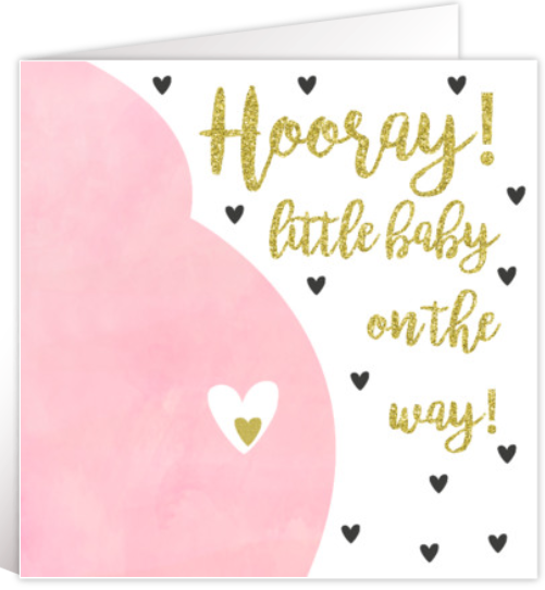 hooray little baby on the way