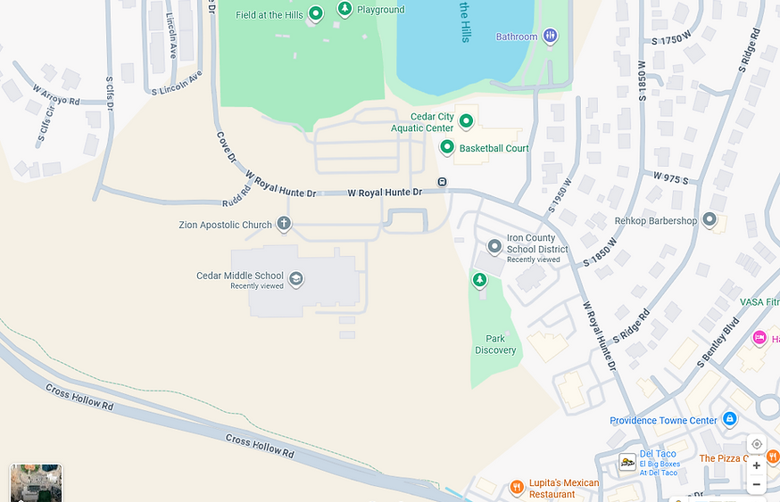 Cedar Middle School map.png