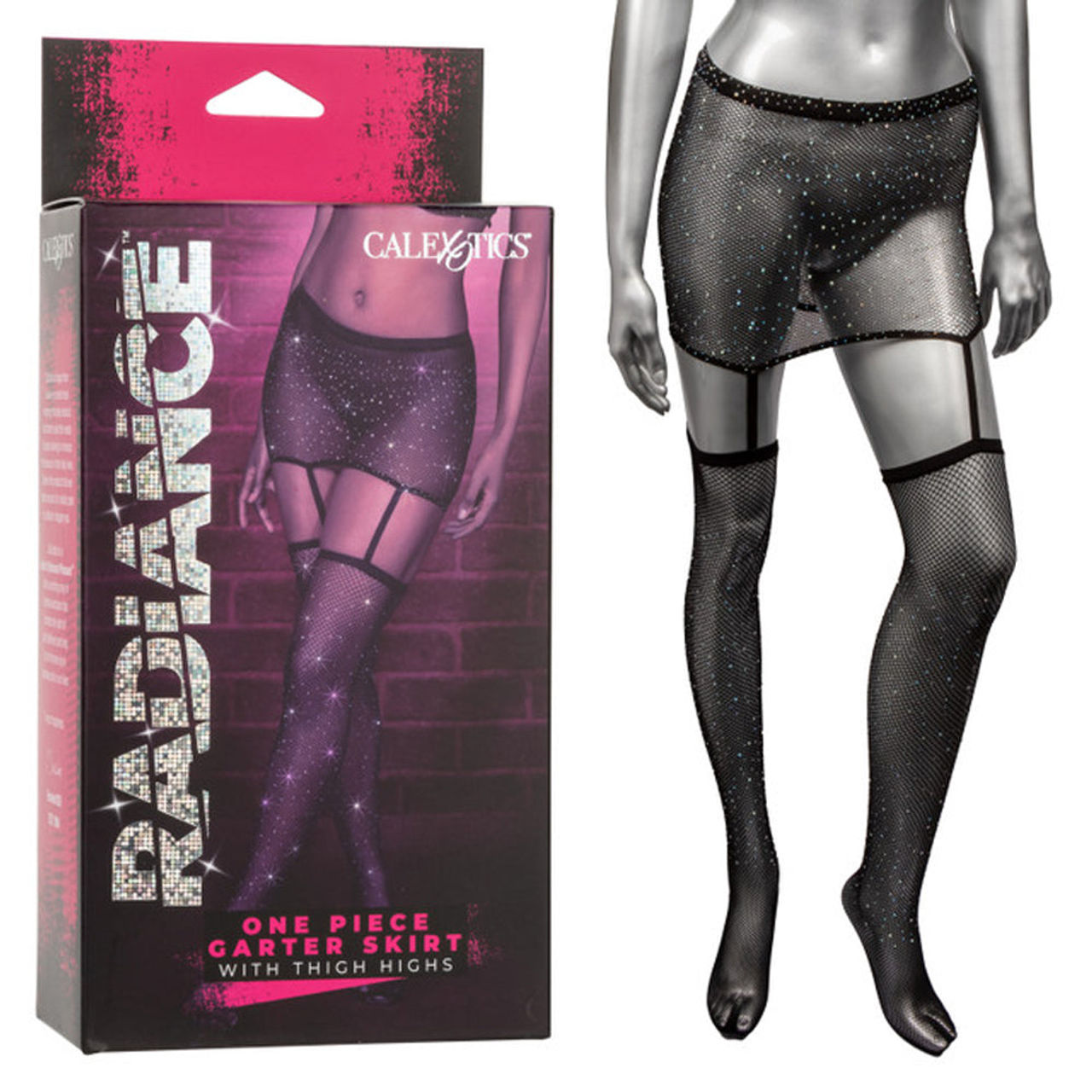 Radiance™1pc Garter Skirt w Thigh Highs*