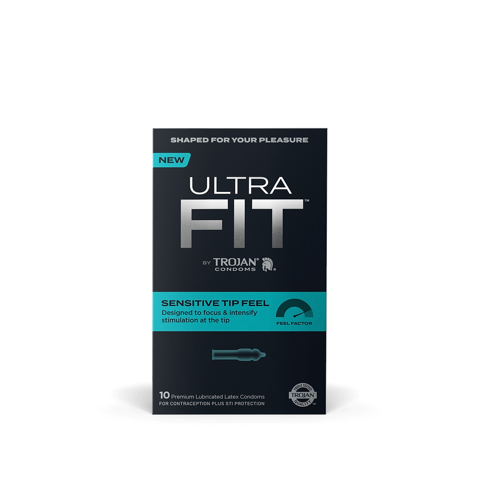 Trojan UltraFit Sensitive Tip - 10pk