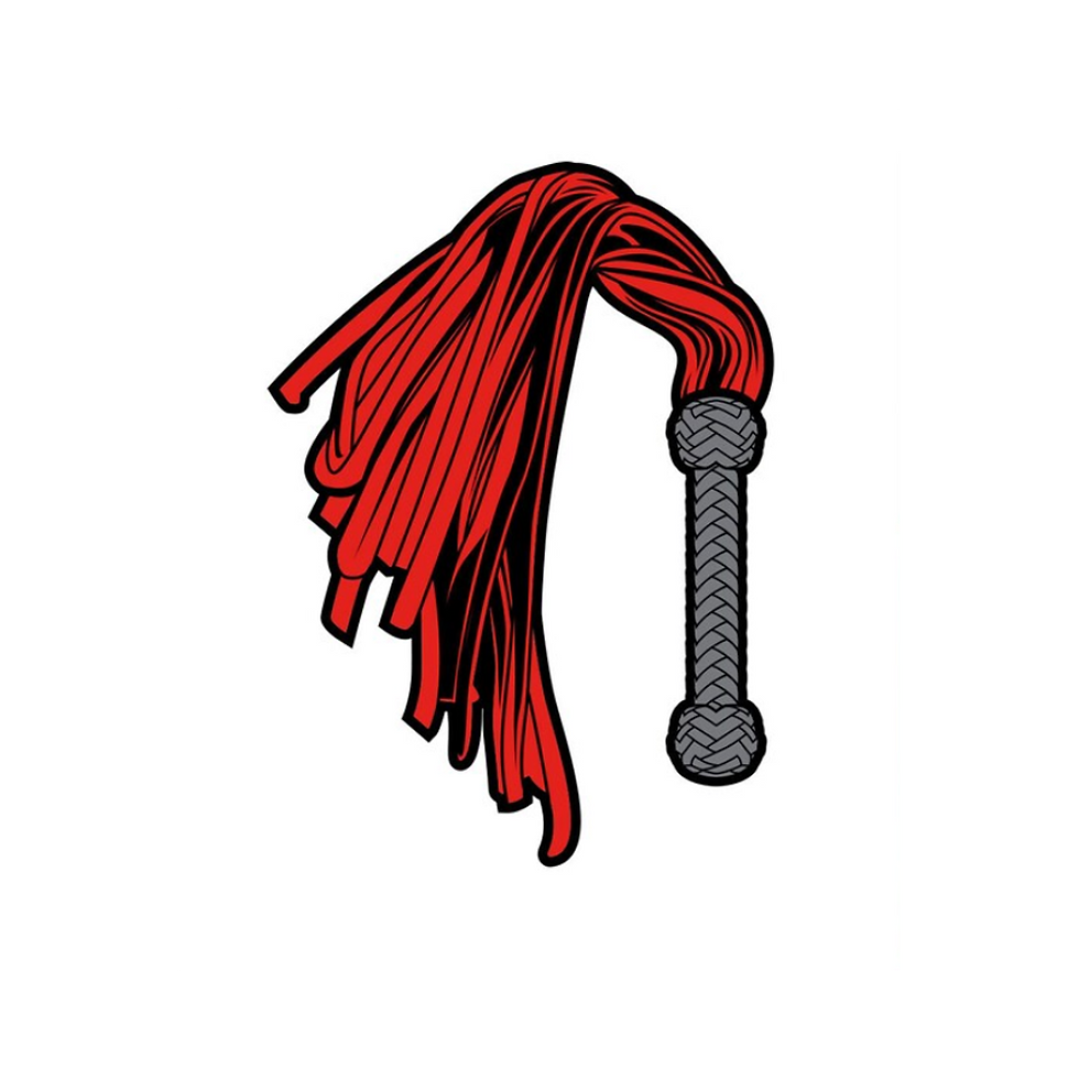 Enamel Pin: Flogger - Red/Black
