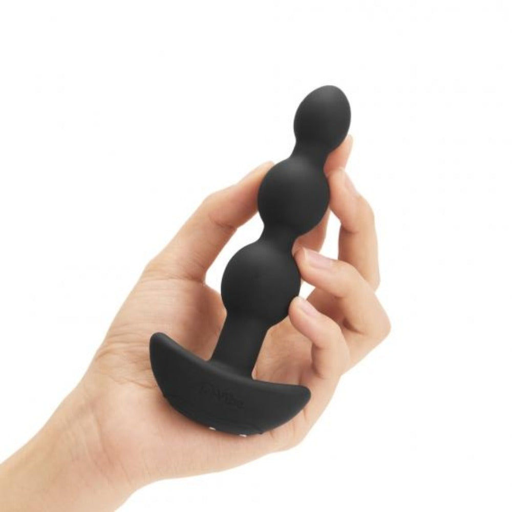b-Vibe Triplet Anal Beads Black  *