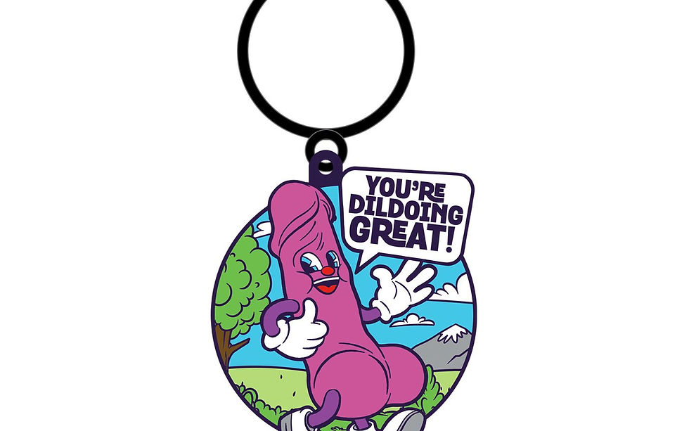You're Dildoing Great Keychain