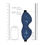 Thumbnail: Roughend Denim Style Eye Mask - Blue *