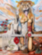 Iovis de Somnio: Coniunctio Solis et Lunae, oil on canvas, 2018-2020