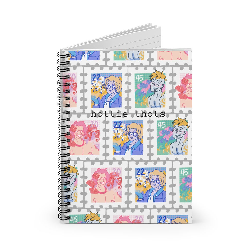 Hottie Thoughts Spiral Notebook - Ruled Line