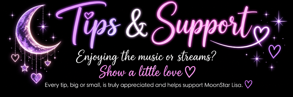 Tips & Support for music streaming and MoonStar Lisa