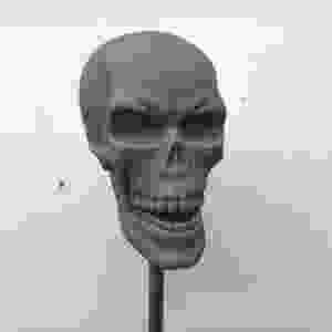  Original Skull sculpture, in polymer clay, 8 cm.